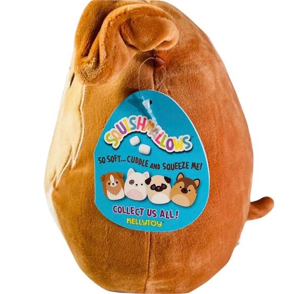 Squishmallows Andres Sheltie Collie Dog Squad 8" Plush Stuffed Animal Brown Pup - Picture 2 of 4